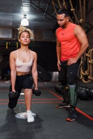 Lunges for mighty leg muscles. (Image via Unsplash/ Michael Demoya)